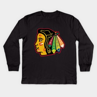 Lil' Blackhawks Kids Long Sleeve T-Shirt